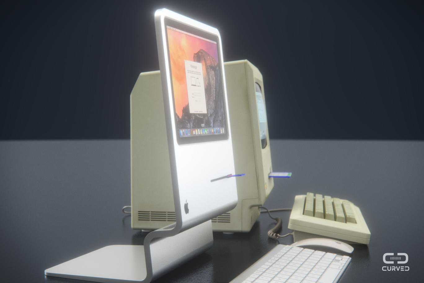 Концепт Macintosh CURVED/Labs, иллюстрация 2